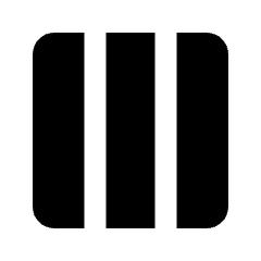 Layout Window Column Fill Icon from Rounded Fill - Streamline Material Set