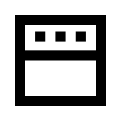 Layout Window Top Bar Icon from Sharp Line - Material Pro Set