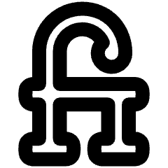 Ligature Icon from Plump Remix Set