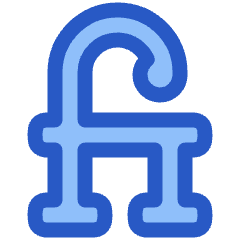Ligature Icon from Plump Duo Set