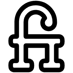 Ligature Icon from Plump Line Set