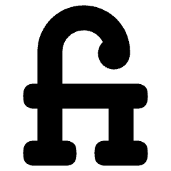 Ligature Icon from Plump Solid Set