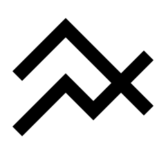 Line Axis Fill Icon from Sharp Fill - Streamline Material Set