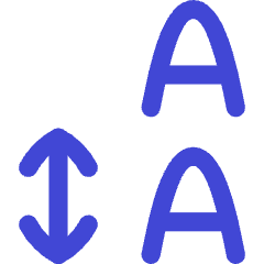 Line Spacing Icon from Flex Duo Set