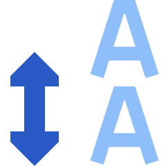 Line Spacing Icon from Sharp Flat Set