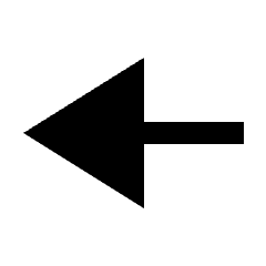 Line Start Arrow Fill Icon from Sharp Fill - Material Pro Set