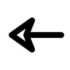 Line Start Arrow Notch Icon from Outlined Line - Material Pro Set