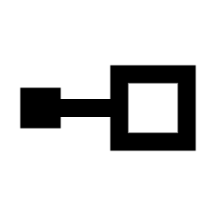 Linear Scale Fill Icon from Sharp Fill - Material Pro Set