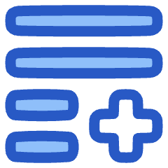 List Add Icon from Plump Duo Set