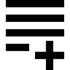 List Add Icon from Sharp Remix Set