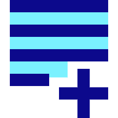List Add Icon from Sharp Pop Set