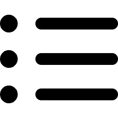 List Bullets Icon from Micro Line Set