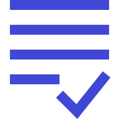 List Check Icon from Sharp Duo Set