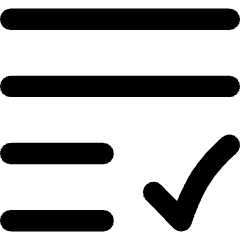 List Check Icon from Flex Remix Set