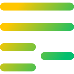 List Minus Icon from Flex Gradient Set
