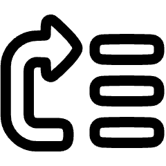 List Priority High Move Up Icon from Plump Line Set