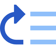 List Priority High Move Up Icon from Sharp Flat Set