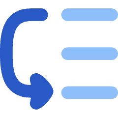 List Priority Low Move Down Icon from Flex Flat Set