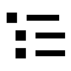 List Sub Items Fill Icon from Sharp Fill - Streamline Material Set