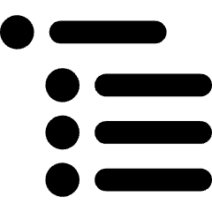 List Sub Items Icon from Core Solid Set