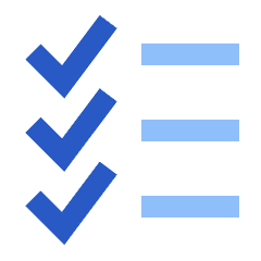 List To Do Tasks Checklist Icon from Sharp Flat Set