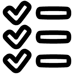 List To Do Tasks Checklist Icon from Plump Line Set