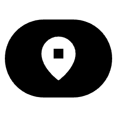 Location Chip Fill Icon from Sharp Fill - Streamline Material Set