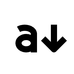 Lowercase Icon from Outlined Line - Streamline Material Set