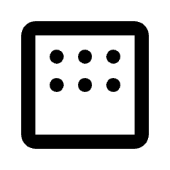 Margin Icon from Rounded Line - Streamline Material Set