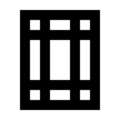 Margins Icon from Sharp Line - Streamline Material Set