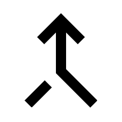 Merge Type Icon from Sharp Line - Material Pro Set