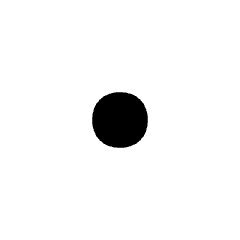 Middle Dot Icon from Flex Solid Set