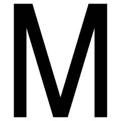 Monospace Font Icon from Sharp Remix Set