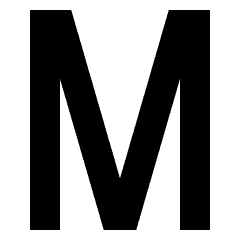 Monospace Font Icon from Sharp Solid Set