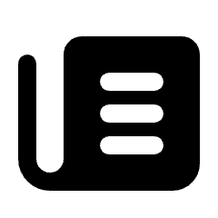 Newsletter Fill Icon from Rounded Fill - Streamline Material Set