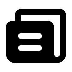 Newspaper Fill Icon from Rounded Fill - Streamline Material Set