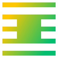 No Word Wrap Icon from Sharp Gradient Set