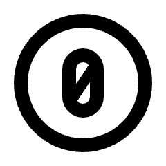 Non Commercial Icon from Rounded Line - Streamline Material Set