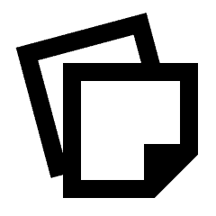 Note Stack Icon from Sharp Line - Material Pro Set