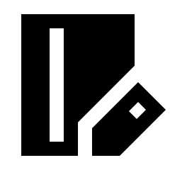 Notebook Fill Icon from Sharp Fill - Streamline Material Set
