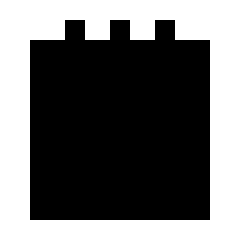 Notepad Fill Icon from Sharp Fill - Streamline Material Set