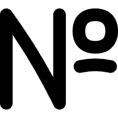 Number Sign Icon from Flex Solid Set