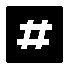Numbers Square Fill Icon from Outlined Fill - Streamline Material Set
