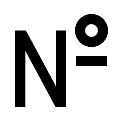 Numero Sign Icon from Outlined Line - Streamline Material Set