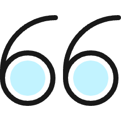 Open Quote Icon from Ultimate Colors Set