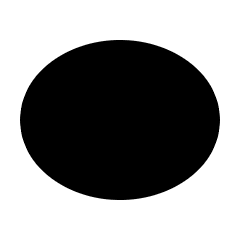 Oval Shape Fill Icon from Rounded Fill - Streamline Material Set