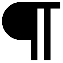 Paragraph Icon from Sharp Remix Set