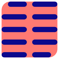 Paragraph Column Icon from Core Pop Set