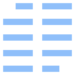 Paragraph Column Icon from Sharp Flat Set