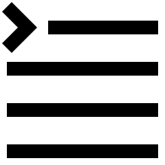 Paragraph Indent First Line Icon from Sharp Line Set